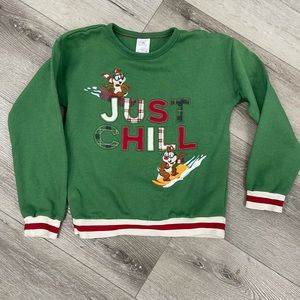 Disney Chip n Dale holiday crewneck